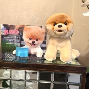 Boo Plush Stuffed Dog & Book Set